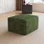 Repose-pieds en velours côtelé vert 1 pièce sans assemblage requis-194580413