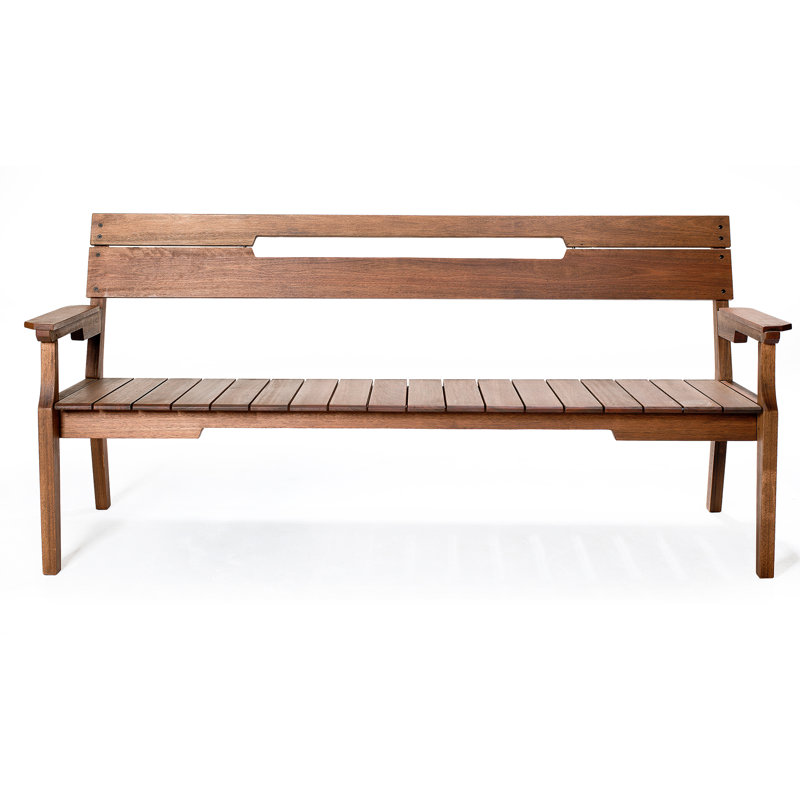 Banc de jardin en bois Marvine