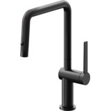 Pull-Down Kitchen Faucet With Button Sprayer - Quad Spout