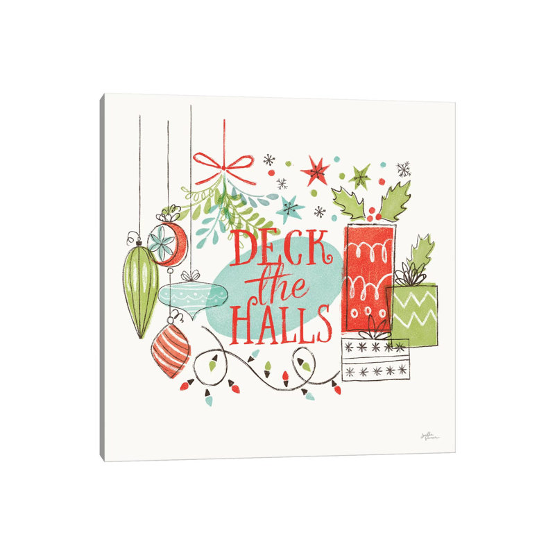 Retro Christmas III by Janelle Penner - Wrapped Canvas Print, 66.04 cm H x 66.04 cm W x 1.91 cm D