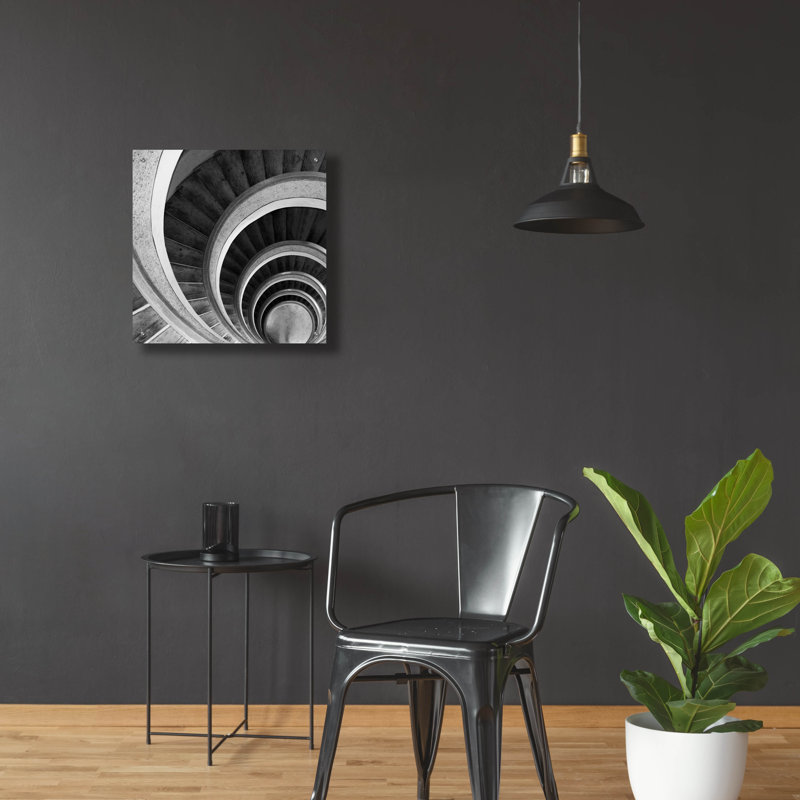 "Escalier en colimaçon no. 6" par PhotoINC Studio, H 24 po x l 24 po x P 0,2 po