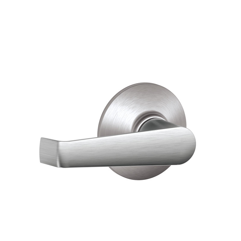 Elan Lever Hall and Closet Lock, Satin Chrome