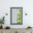 Bernharda 22 in. W x 32 in. H Modern & Contemporary Rectangular Framed Surface-Mount Bathroom Vanity Mirror in Charcoal Gray-1368959435-1368959445