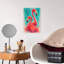 Deux flamants roses aux couleurs vives tropicales-1225326064