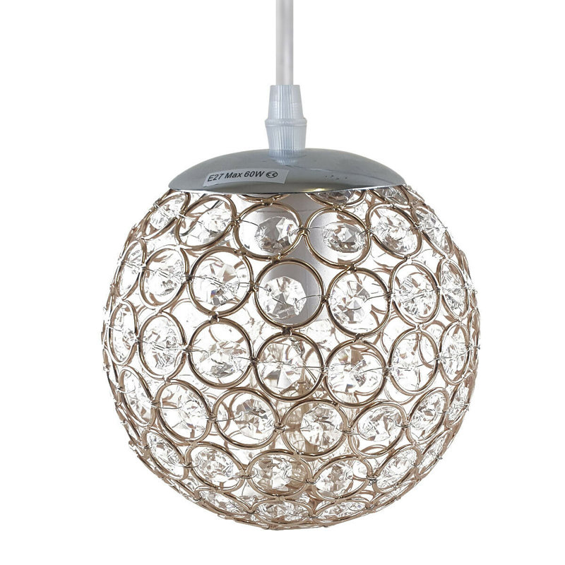 Crossman 1 - Light French Gold Pendant