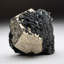 Pyrite véritable sur grappe d'hématite