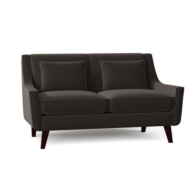 Gros Upholstered 61'' Loveseat, Heavenly Mocha Chenille