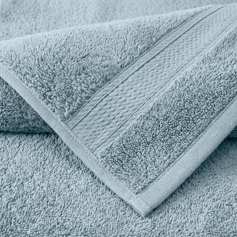 Coton luxueux et hautement absorbant Renata, Bleu clair