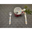 EXZACT Kids Cutlery 6Pcs Stainless Steel 18/10 Children''s Cutlery Set 3 X Forks, 3 X Dinner Spoons Plastic Handle, Toddler Utensils Stars & Dots