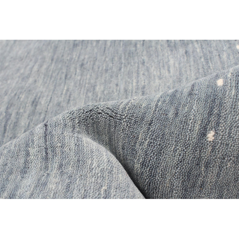 Tapis bleu clair Humaira Gabbeh 8 pi 3 po x 10 pi 1 po