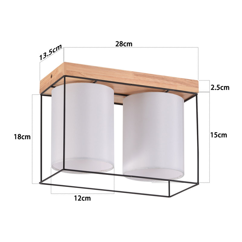 Avrit Linen Flush Mount