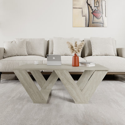 Aiysha Cross Legs Coffee Table