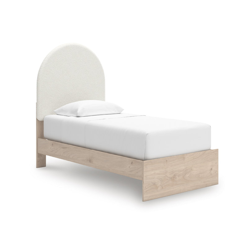 Saugus Twin Upholstered Panel Bed, Twin