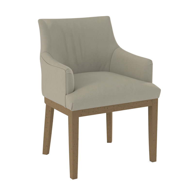 Upholstered Arm Chair, Rumor Dymond Dust, Pecan