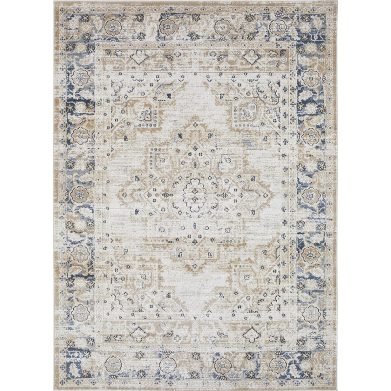 Aldonia Oriental Indoor Rug, Rectangle 9'10" x 12'10"