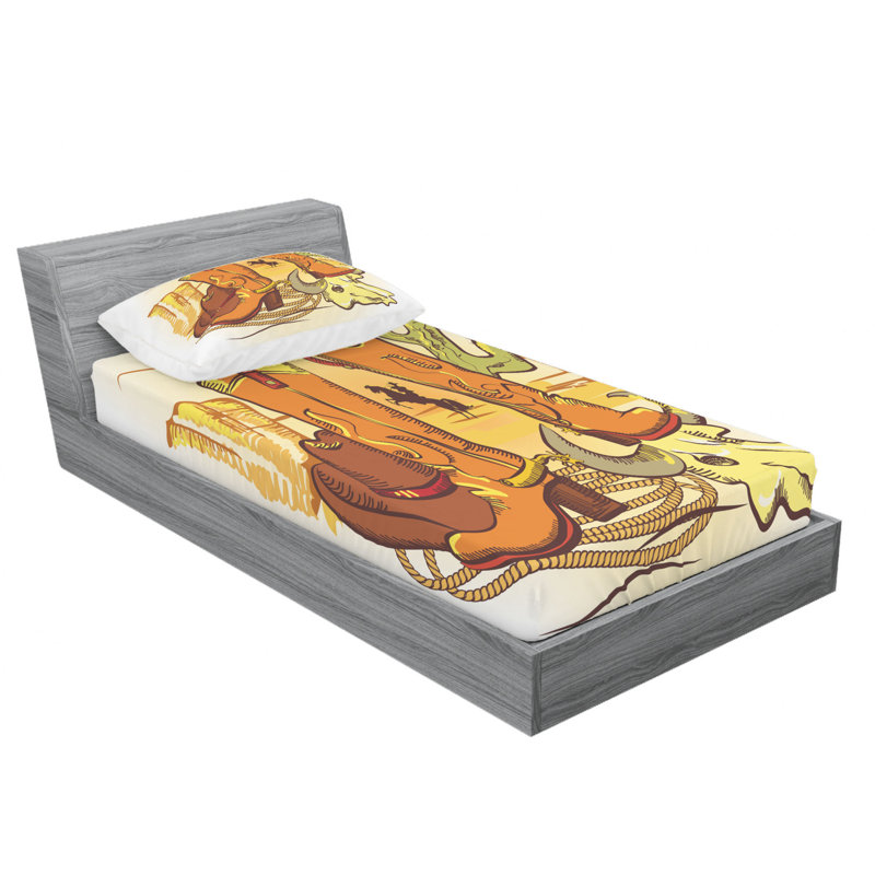 Microfiber Sheet Set, Twin Sheet Set with Fitted Sheet