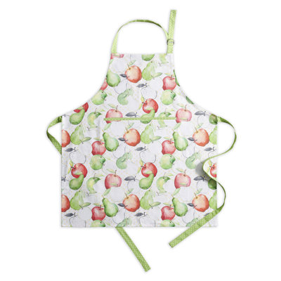 Maison d'Hermine Apples & Pears 100% Cotton Everyday Apron - 27.5" x 31.5"