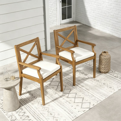 Chaise longue de patio 2 pièces