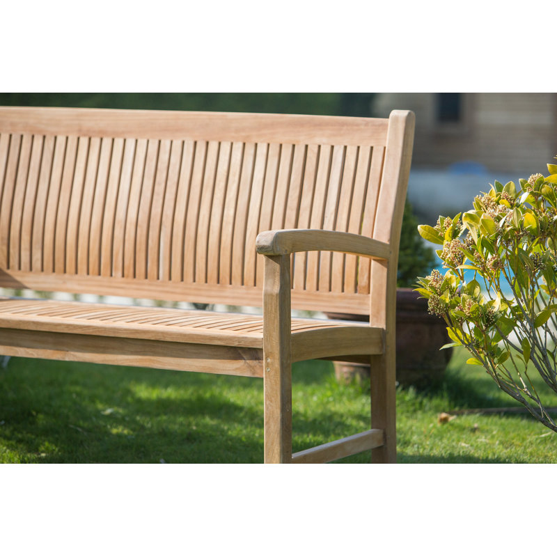 Cunegunda Teak Traditional Bench, H90 x W150 x D55cm