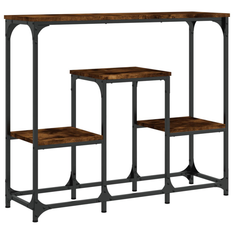 89.5cm Console Table, Smoked Oak