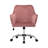 Sekani Velvet Ergonomic Swivel Adjustable Height Task Chair-1345360722-1345360720