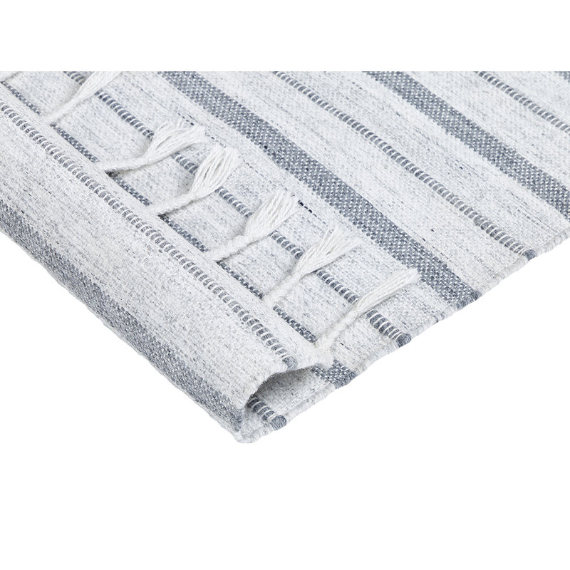 Layhill Striped Hand Woven Area Rug, Rectangle 140 x 200cm