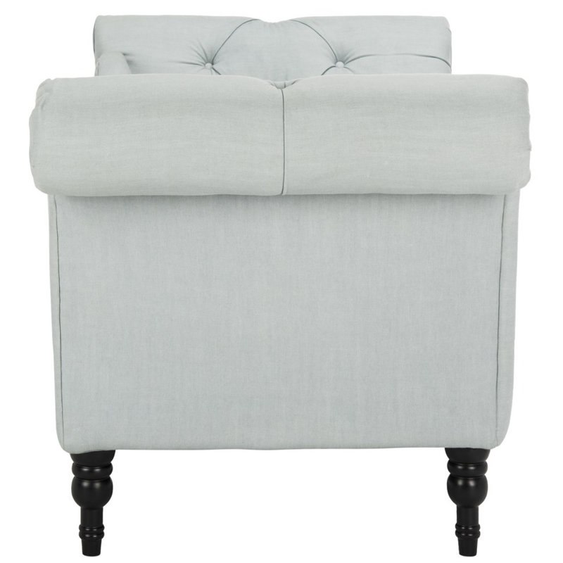 Chaise longue Dawton, Bleu givré