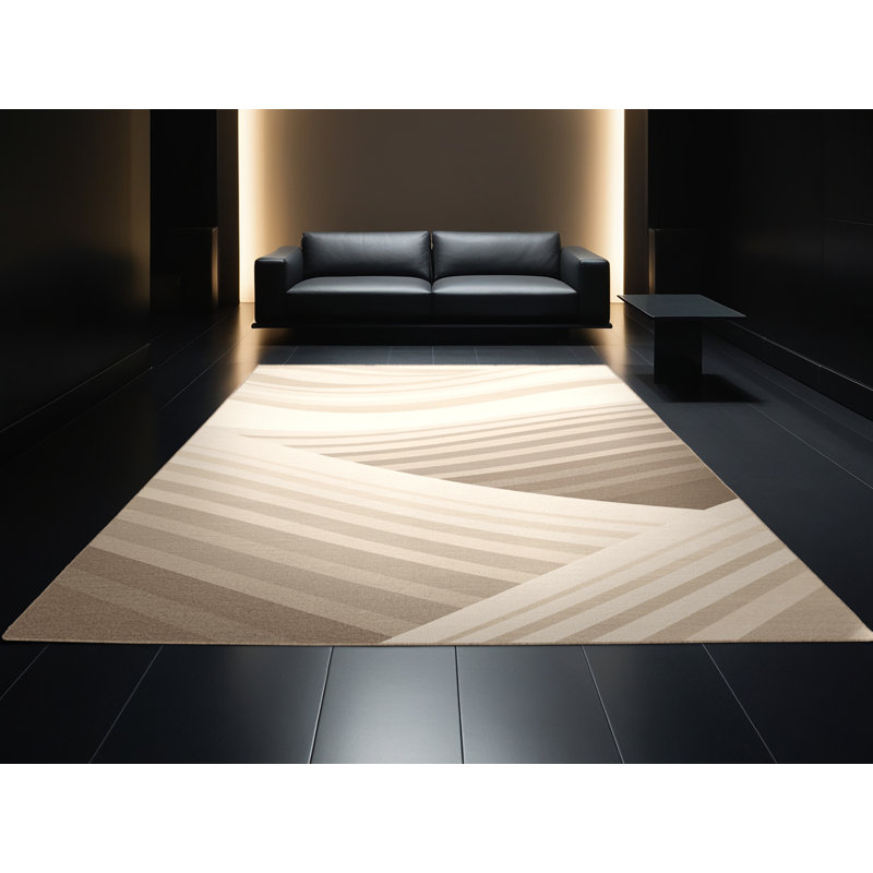 Tapis en peluche douce et douce Olivet, 5 x 7