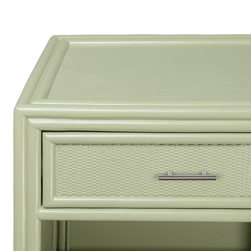 Aruba 1 - Drawer Nightstand, Celery Green