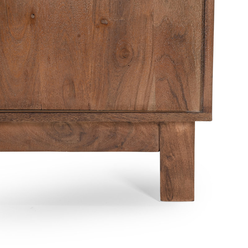 Dekisha 71'' Solid Wood Sideboard, Brown