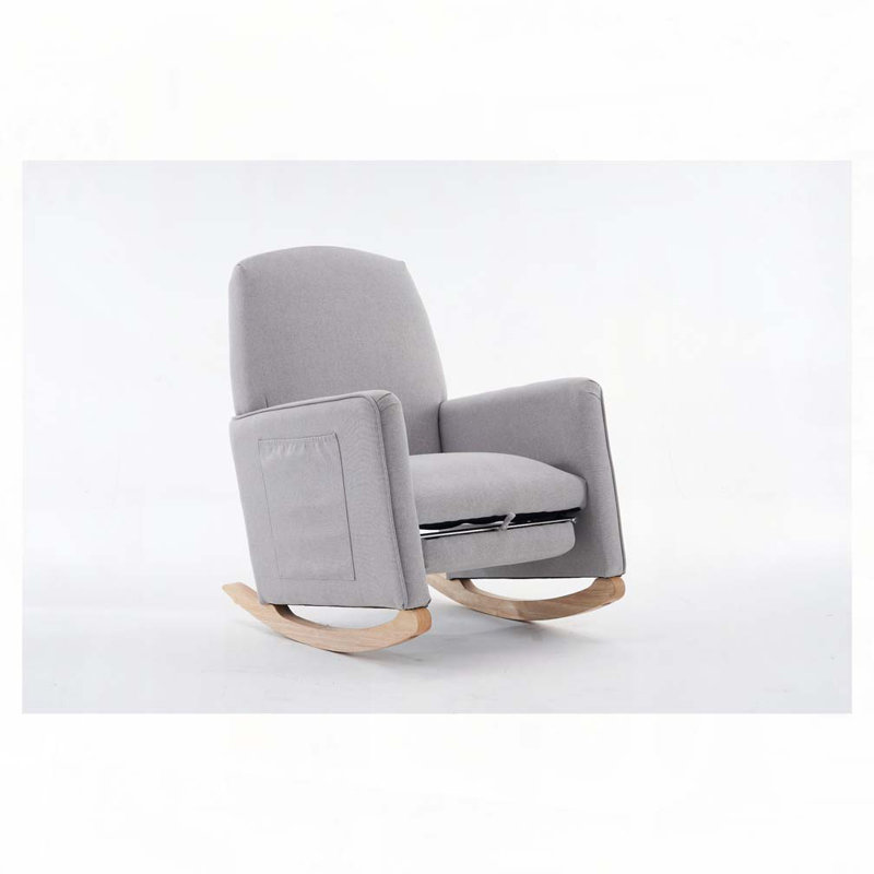 Chaise berçante, Gris clair