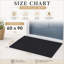 Door mat chenille nonslip for Bath and Kitchen Rug 60x90-296832448