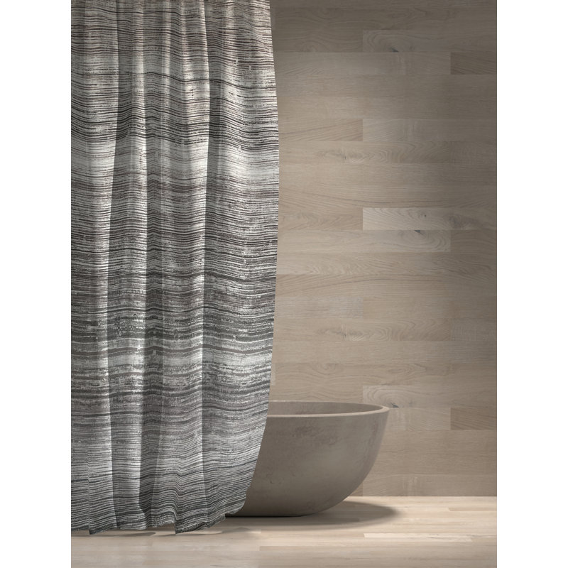 Rideau de douche, H 96 po x l 72 po, Brun