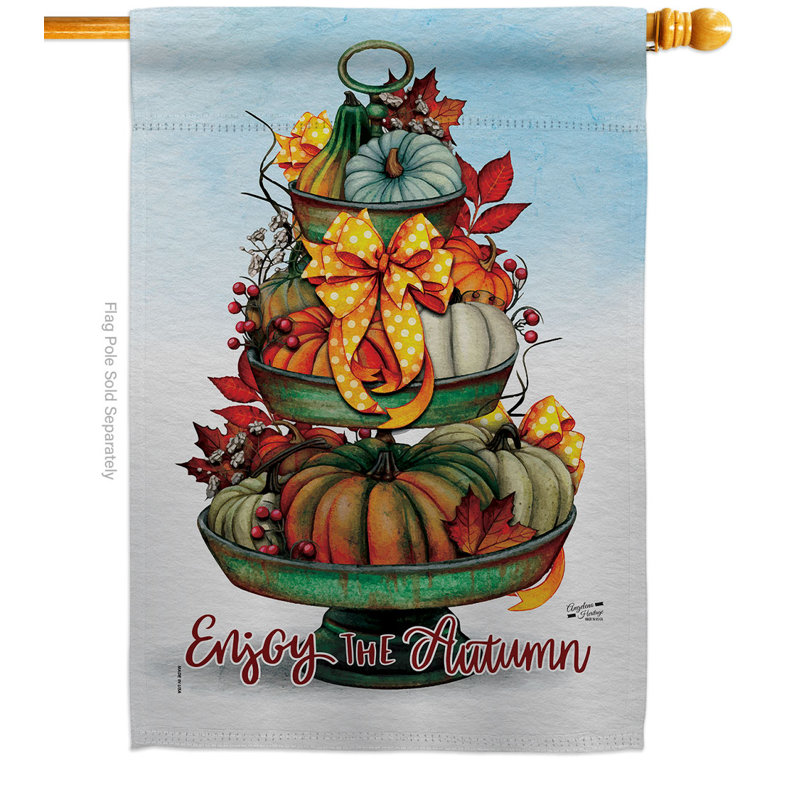 Drapeau de maison en polyester 40 x 28 po Amandajean