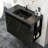 Coreyion 27.6" Modern Black Wall-Mounted Single Bathroom Vanity Set