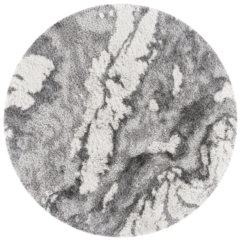 Anguiano 800 Performance Abstract Rug, Round 4'