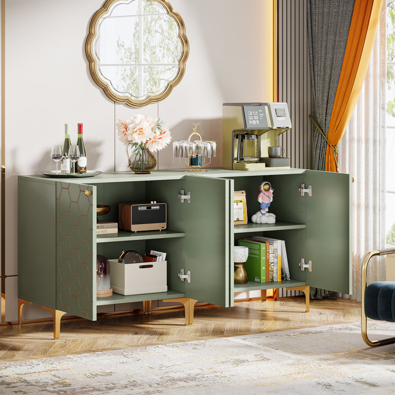 Doukala 63'' Sideboard, Light Green