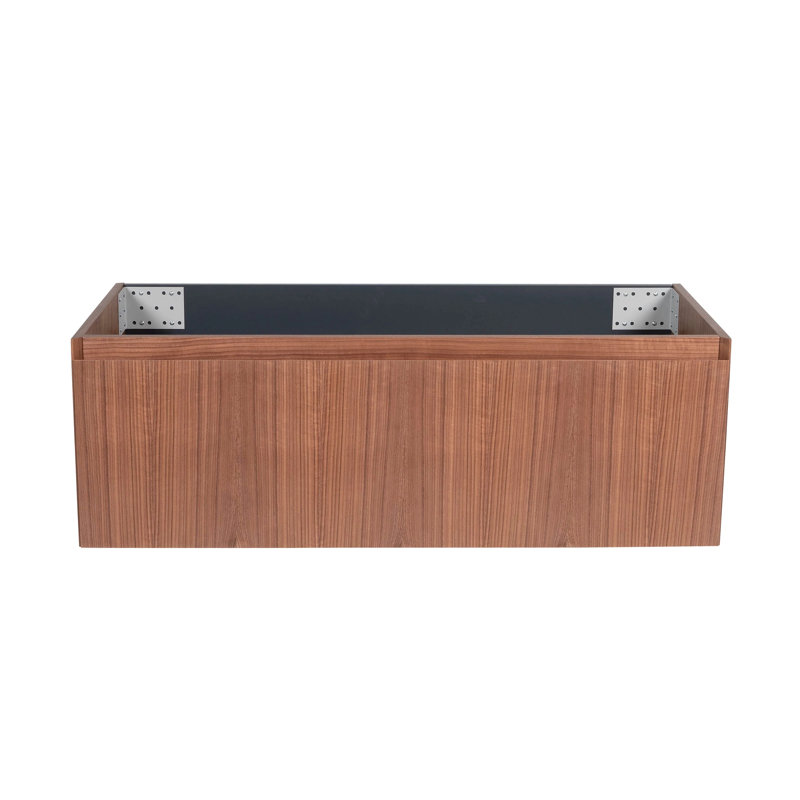 Meuble-lavabo de qualité supérieure, noyer, fixation murale 48 sans lavabo, 48"
