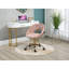 Chaise de travail en cuir véritable Quadry-86824351