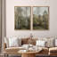 Hiver, silence, bouleaux et sérénité, nature, paysage, nature, désert, illustrations, décor-101752478-101752480