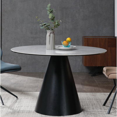 Turrell Round Glass Top Dining Table