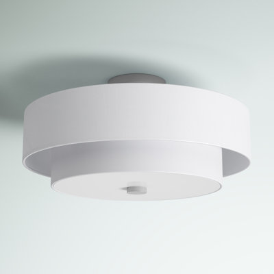 Cebron Fabric Semi Flush Mount