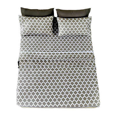Microfiber Geometric Sheet Set
