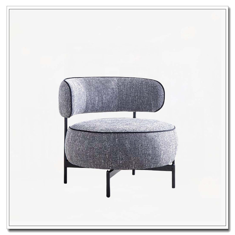 Pieds de chaise pivotante en métal, Gris foncé