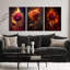 3 Piece Wrapped Canvas Print