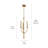 3 - Light Steel Dimmable Chandelier-431669323
