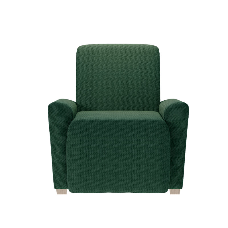 Housse pour fauteuil inclinable à coussins carrés/rectangulaires, Mélange de polyester épinette