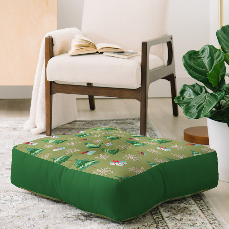  Coussin de Noël arbres de Noël et flocons de neige