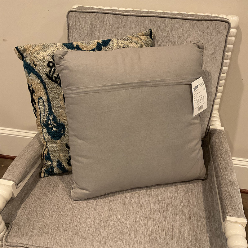 Housse et insert de coussin en chenille Upholstery Collection, gris