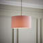 27.5cm H Cotton Drum Pendant Shade ( Screw On )-739123394-763534837